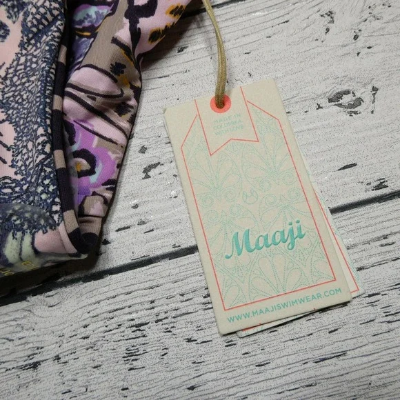 Maaji Bikini Bottom Womens Small Reversible Swimwear S 2209SBC02SM - Picture 2 of 6